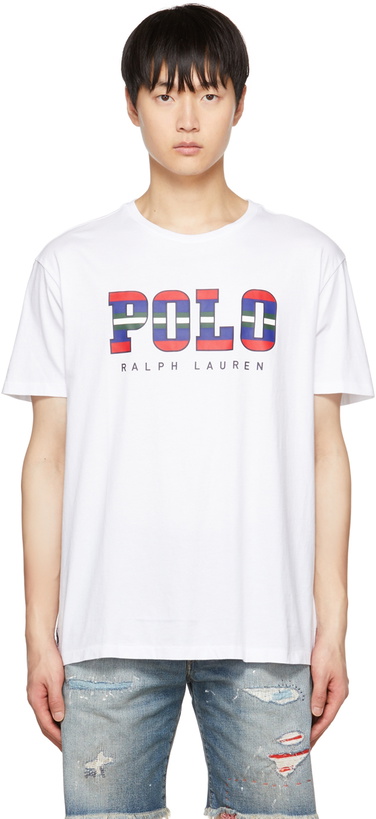 Photo: Polo Ralph Lauren White Graphic T-Shirt