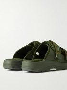 Suicoke - Webbing-Trimmed Canvas Sandals - Green