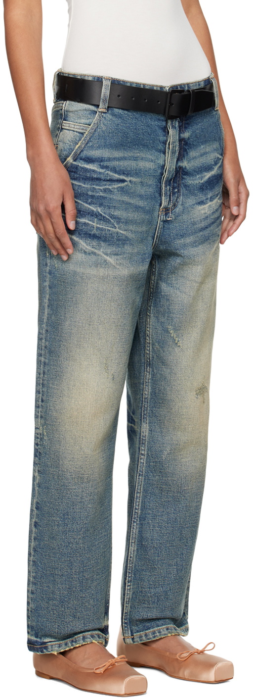 Fax Copy Express Blue Workers Jeans