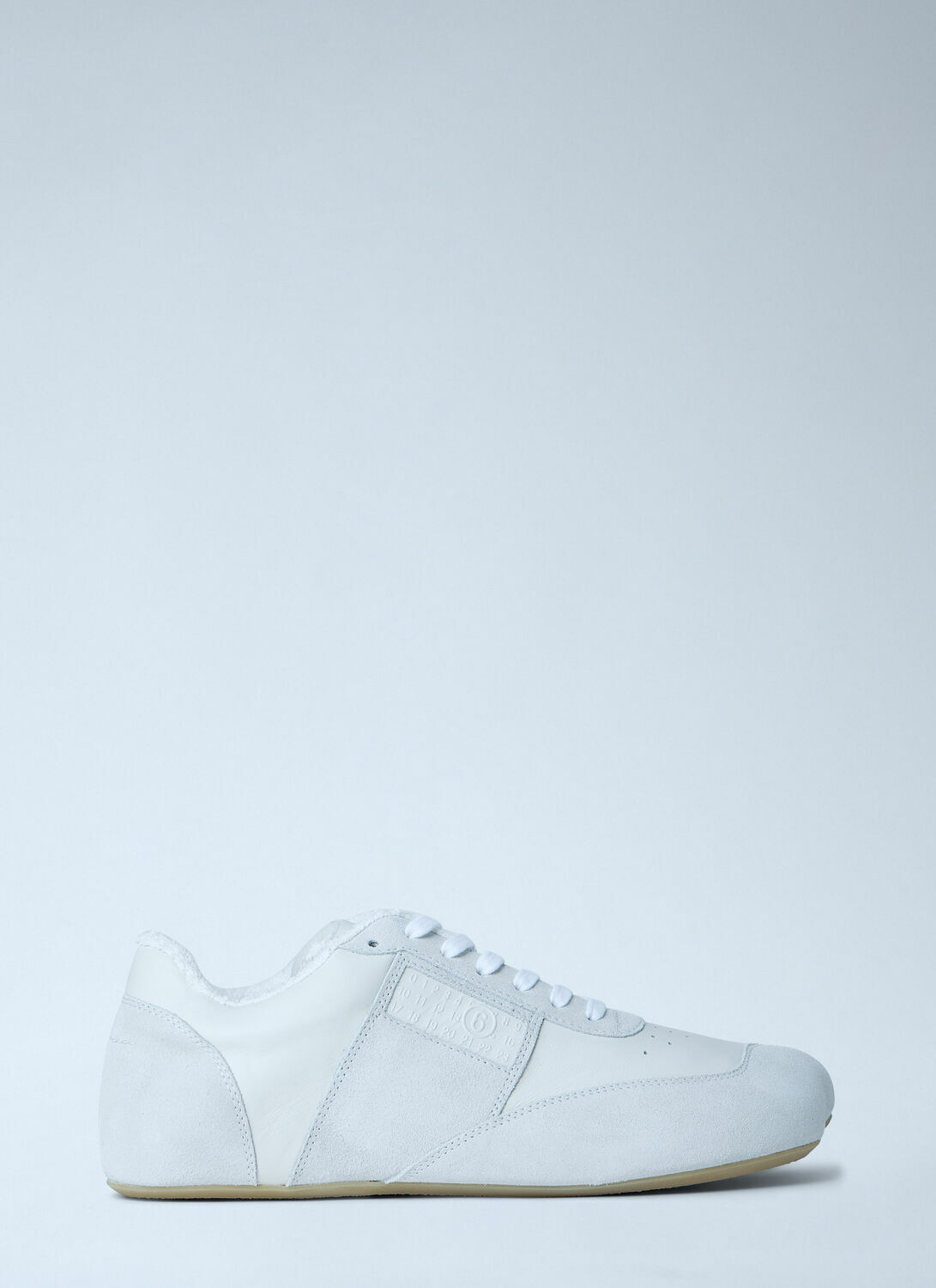 MM6 Maison Margiela Suede and Leather Low-Top Sneakers