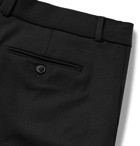 Club Monaco - Black Slim-Fit Tapered Stretch-Wool Twill Trousers - Black