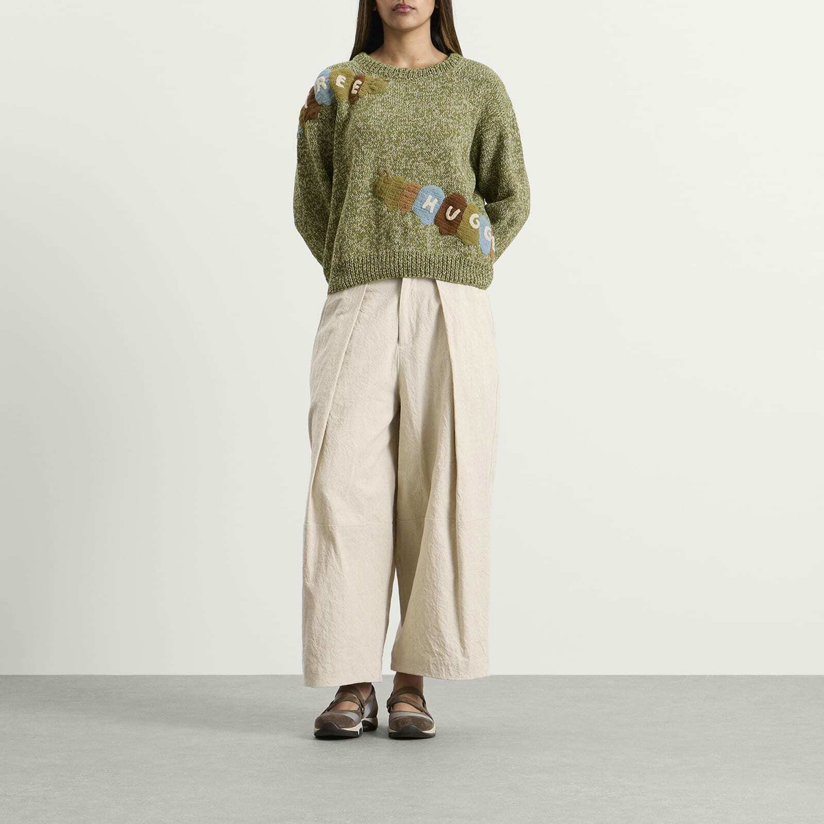 Story mfg. Caterpillar Bulb Jumper - Presented by END. in Olive