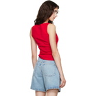 FLORE FLORE Red Timmi Tank Top
