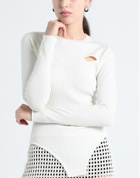 Marco Rambaldi Womens Sweater in Off white
