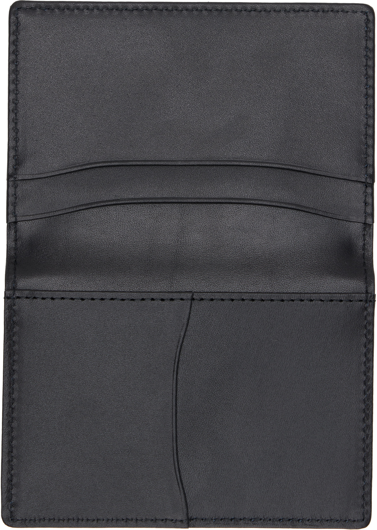 YOHJI YAMAMOTO Black Leather Card Holder
