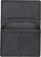 YOHJI YAMAMOTO Black Leather Card Holder