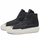 Y-3 Men's Nizza High Sneakers in Black/Off White