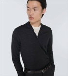 Sunspel Wool quarter-zip sweater