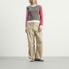 DUNST Women's Parachute Pants in Beige