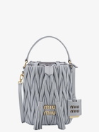 Miu Miu   Bucket Bag Grey   Womens