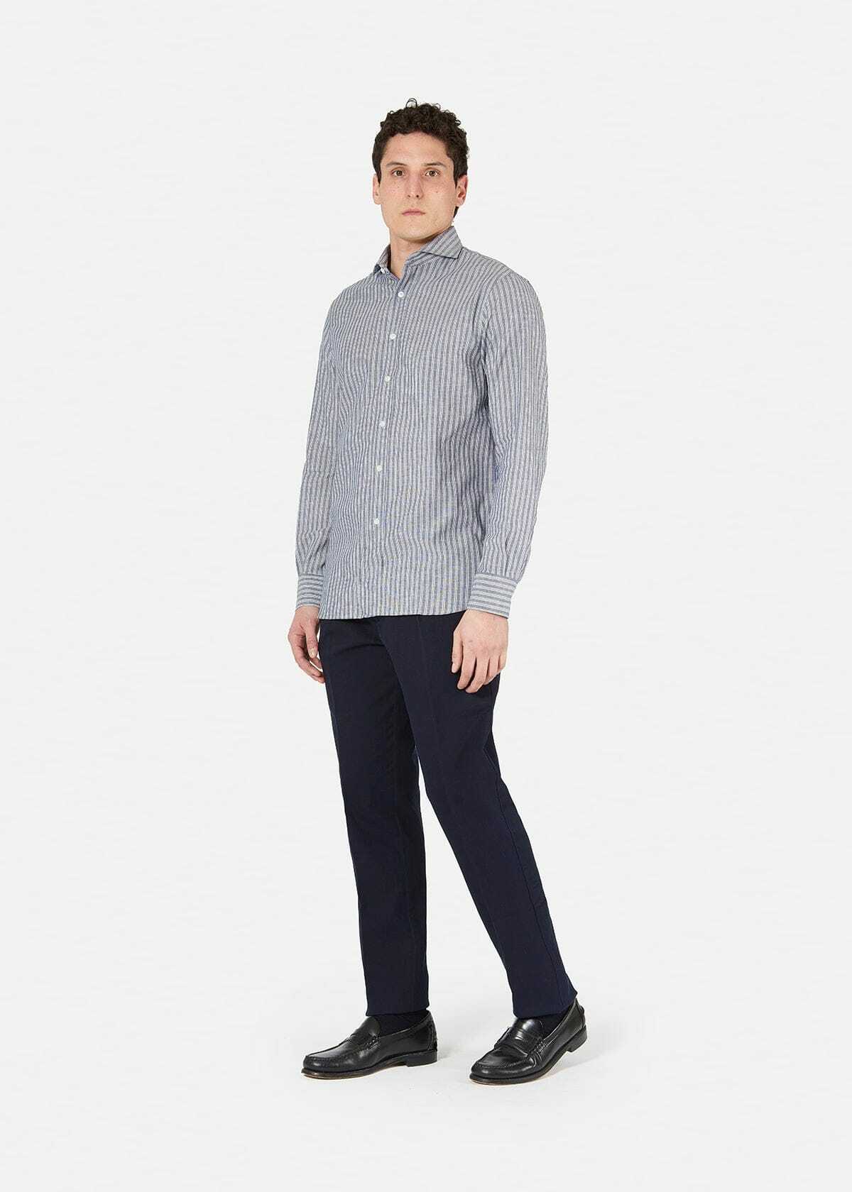 doppiaa Aalassio French Collar Shirt