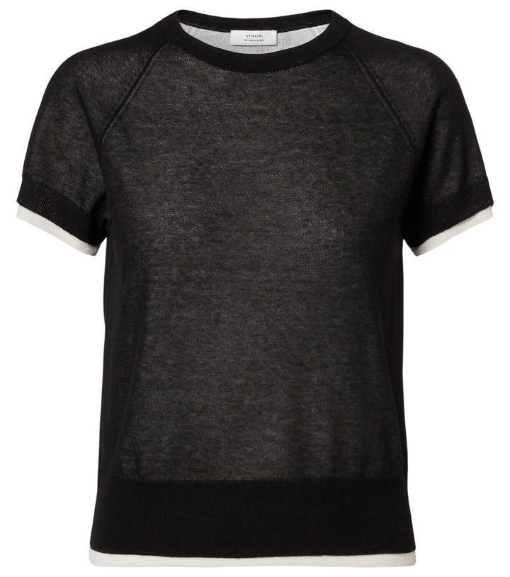 Photo: Vince Cotton-blend T-shirt