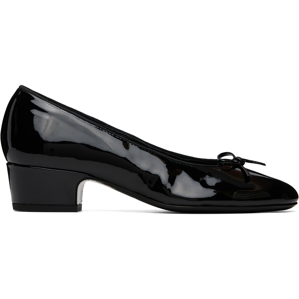 Sandy Liang Black Ballet Pump 40 Heels