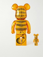 BE@RBRICK - Garfield 100% 400% Printed Metallic PVC Figurine Set