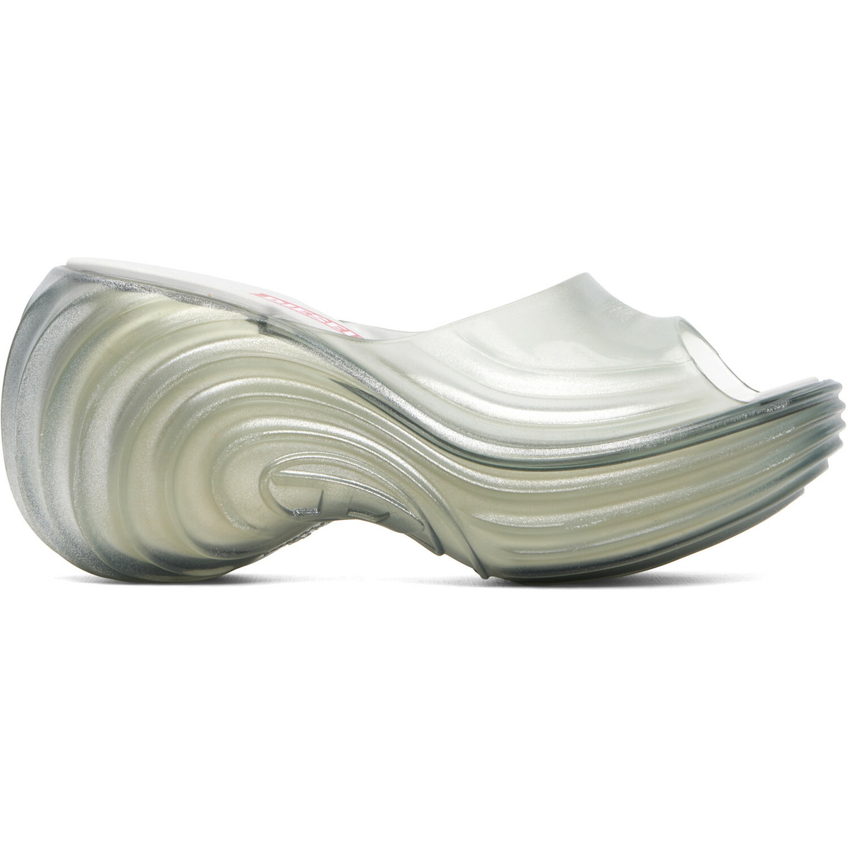 Diesel Transparent Melissa Edition Platform Mule Sandals