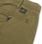 PS by Paul Smith - Slim-Fit Stretch Cotton-Twill Shorts - Men - Green