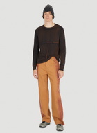 Eckhaus Latta Lapped Long Sleeve T-Shirt