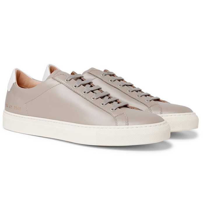 Photo: Common Projects - Achilles Retro Leather Sneakers - Men - Gray