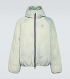 Loewe x On tie-dye technical puffer jacket