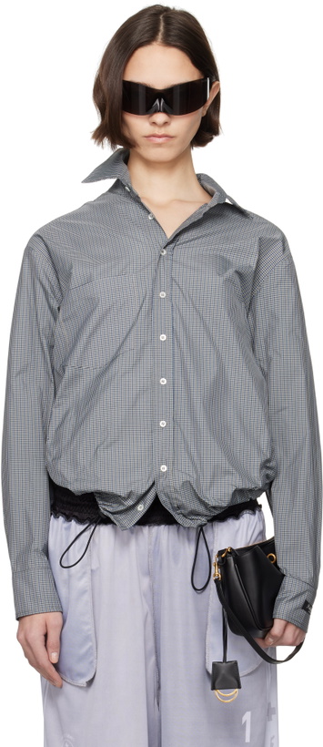 Photo: Prototypes Gray Open Back Shirt