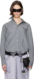 Prototypes Gray Open Back Shirt