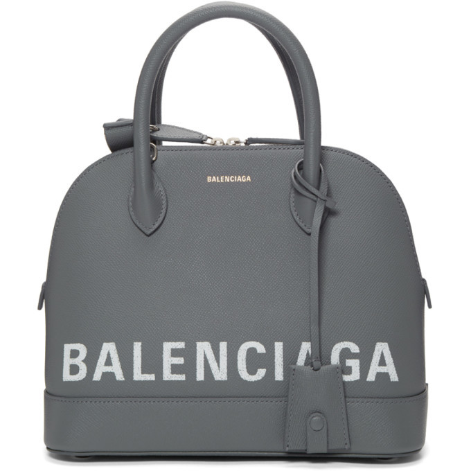 Balenciaga Logo Ville Top Handle Bag