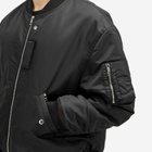 Wooyoungmi Men's Box Logo MA1 Jacket in Black