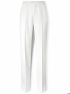 Alexander McQueen - Straight-Leg Wool-Twill Suit Trousers - White