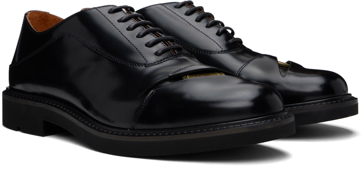 LGN Louis Gabriel Nouchi Black ECCO.Kollektive Edition Laceration Oxfords