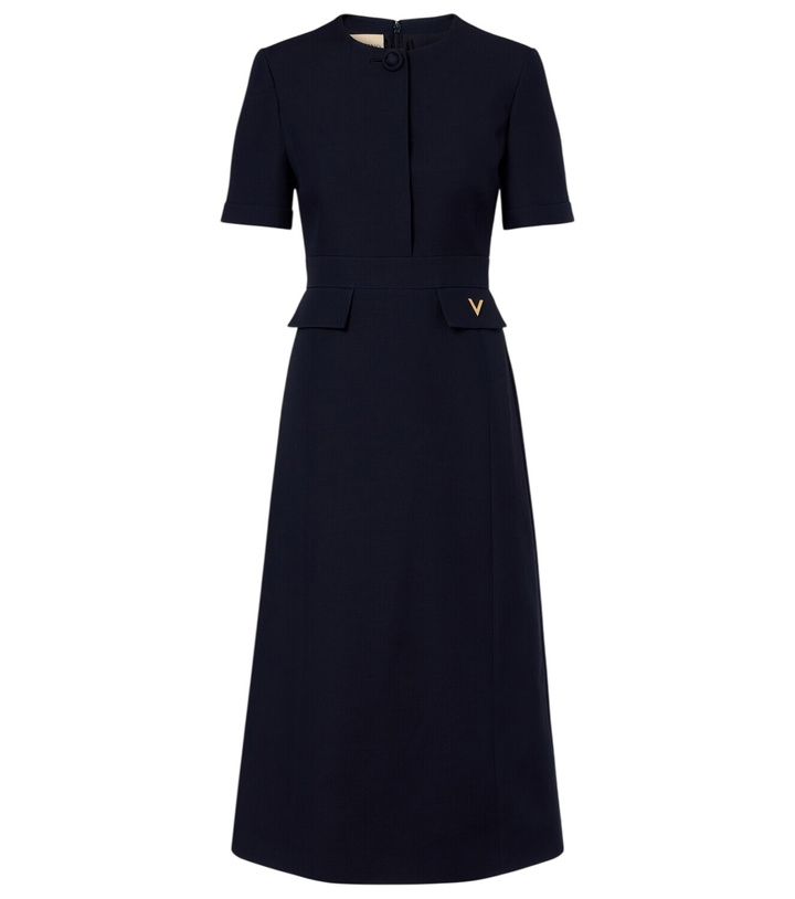 Photo: Valentino Crepe Couture VGold midi dress
