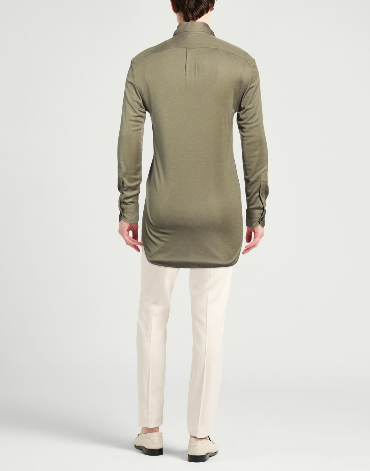 Tom Ford Mens Shirt Military in Green