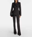 Alex Perry High-rise flared pants