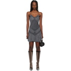 Miss Sixty Black KNWLS Edition Denim Cami Minidress