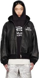 Balenciaga Black AI Generated Leather Jacket