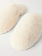 TEKLA - Shearling Slippers - White