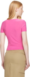 Sandy Liang Pink Ella Cardigan