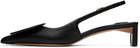 JACQUEMUS Black Les Classiques 'Les slingbacks Duelo basses' Heels