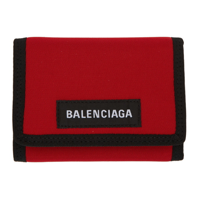 Photo: Balenciaga Red Explorer Wallet