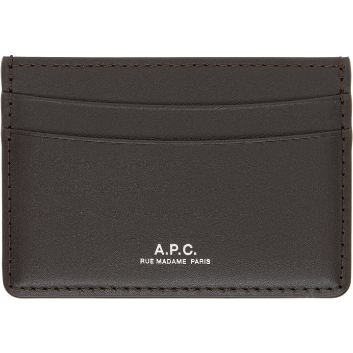 Photo: A.P.C. Brown André Card Holder