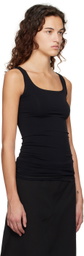 Theory Black Seamless Tank Top