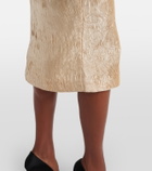 Magda Butrym Metallic-effect cocktail dress