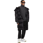 Acne Studios Black Down Long Coat