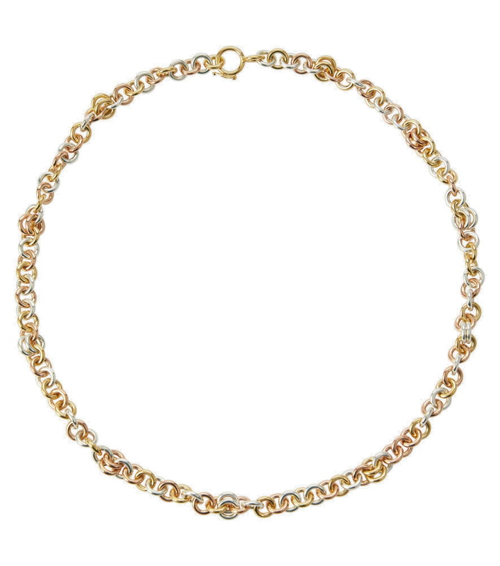 Photo: Spinelli Kilcollin - Serpens 18kt gold, rose gold and sterling silver chain necklace