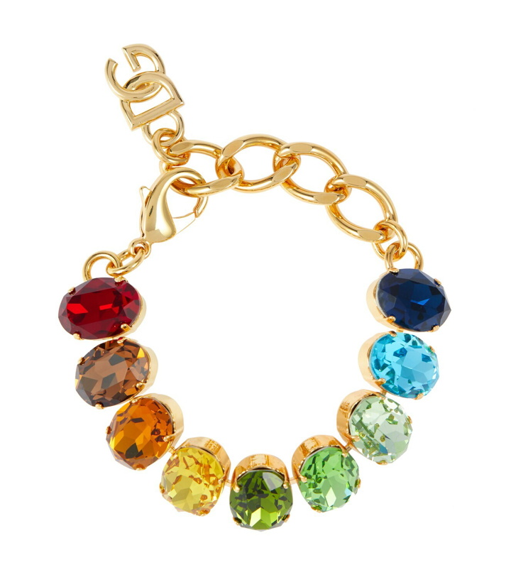 Photo: Dolce&Gabbana Crystal-embellished bracelet
