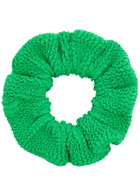 Hunza G Seersucker Scrunchie - Green - One Size