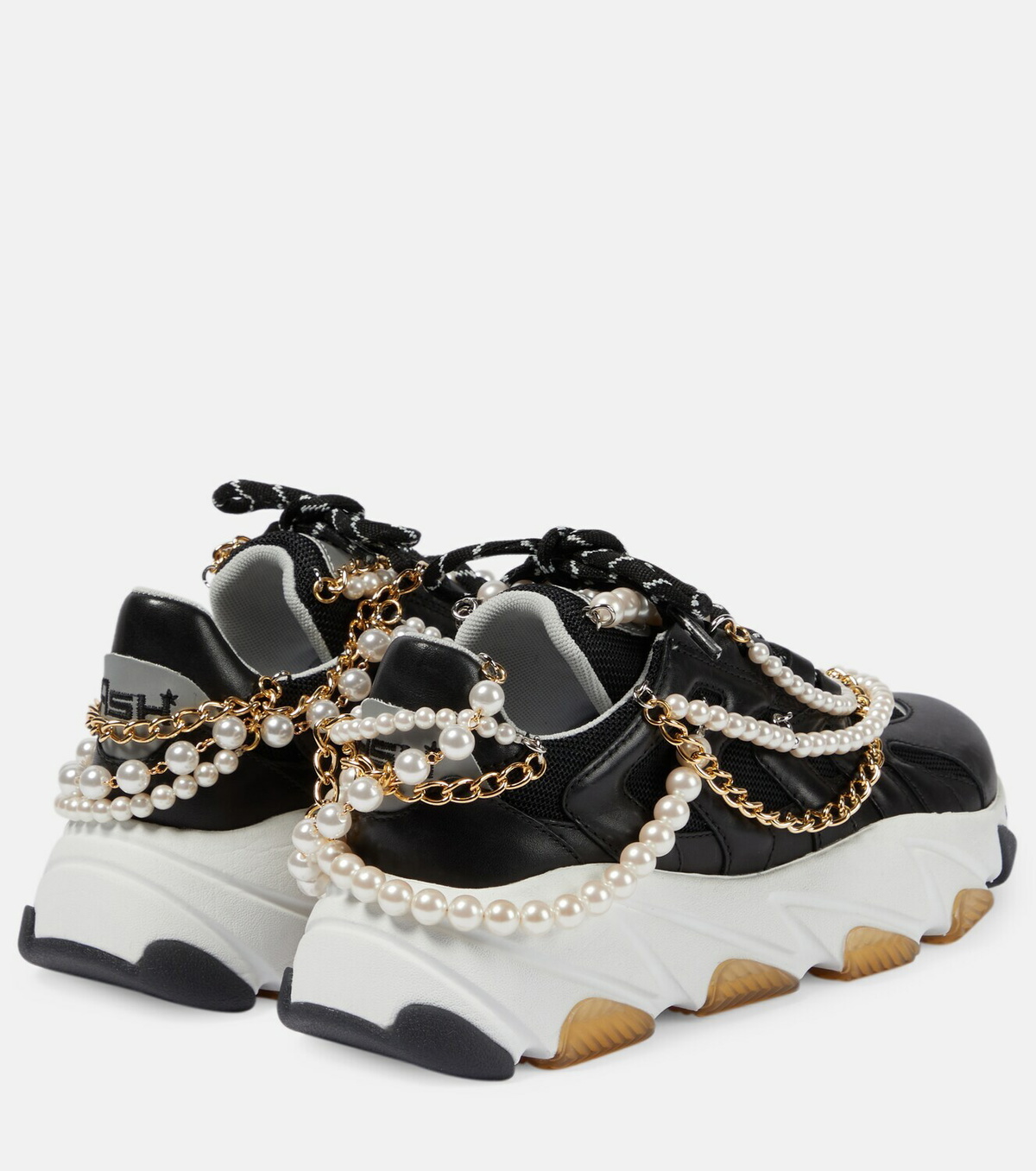 Junya Watanabe Embellished leather sneakers