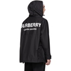 Burberry Black Logo Pull Over Jacket