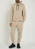 ON Focus Tech Hooded Cotton-blend Sweatshirt Beige