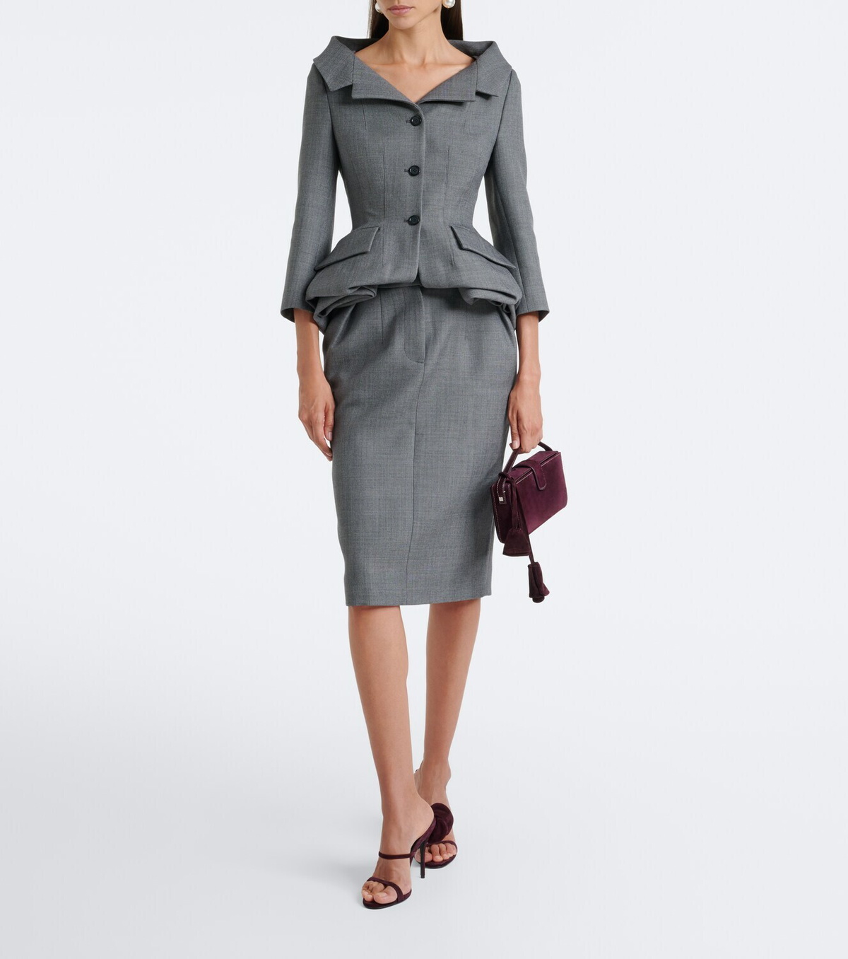 Magda Butrym Wool pencil skirt