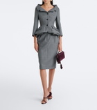 Magda Butrym Wool pencil skirt